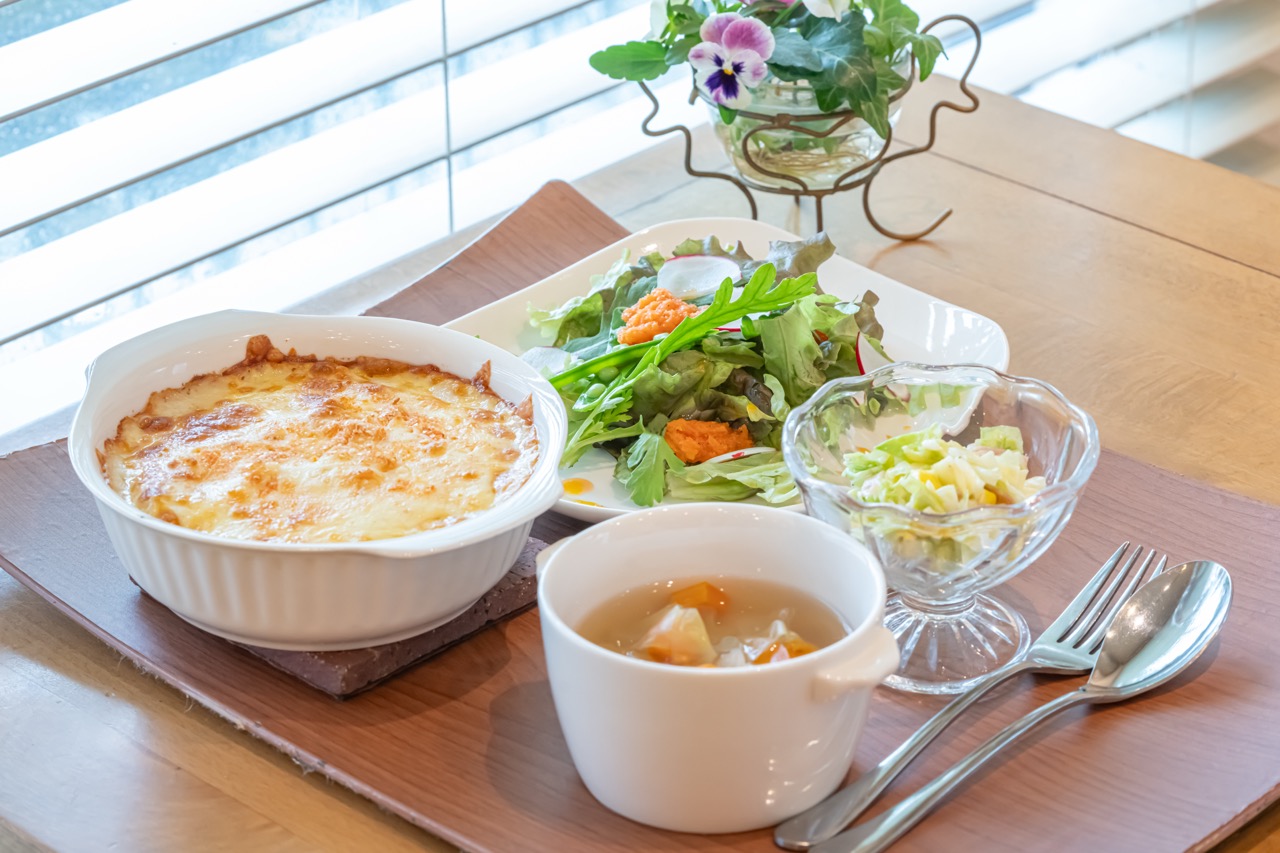 濃厚海老の丸ごとグラタンセット